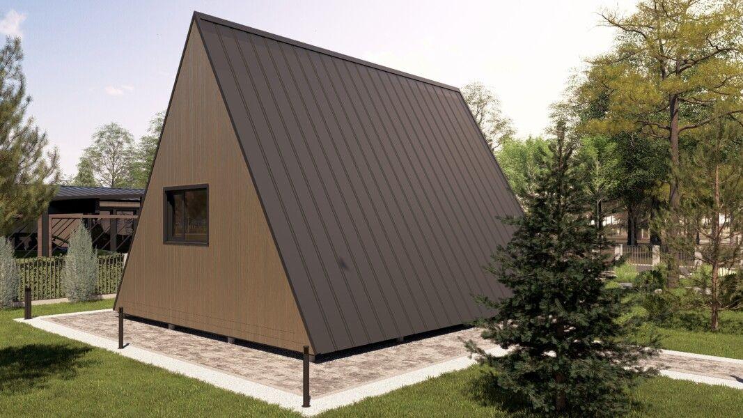 A-Frame 52м² 3