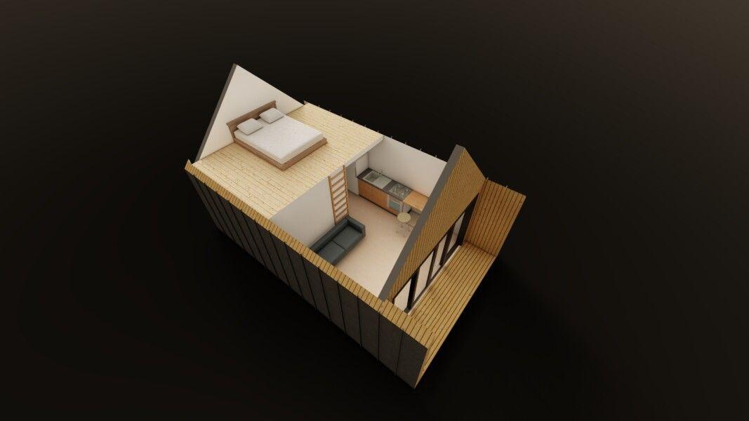 Barn House 42м² підвищений 3
