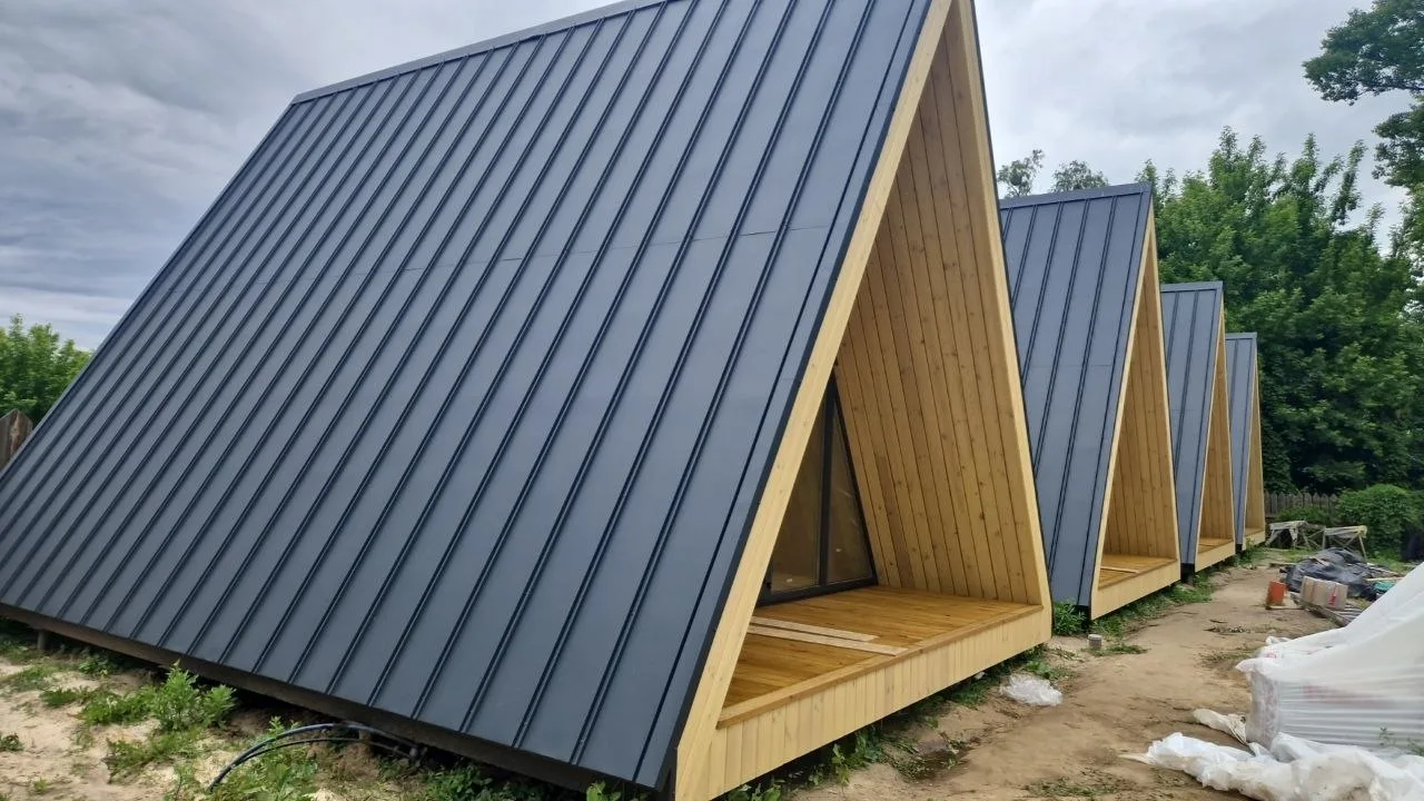 Глемпінг-комплекс: A-Frame будиночки 2